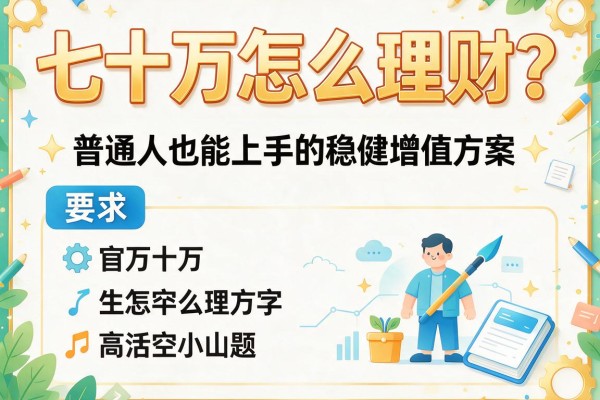 七十万怎么理财？普通人也能上手的稳健增值方案