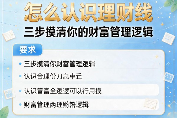 怎么认识理财线：三步摸清你的财富管理逻辑
