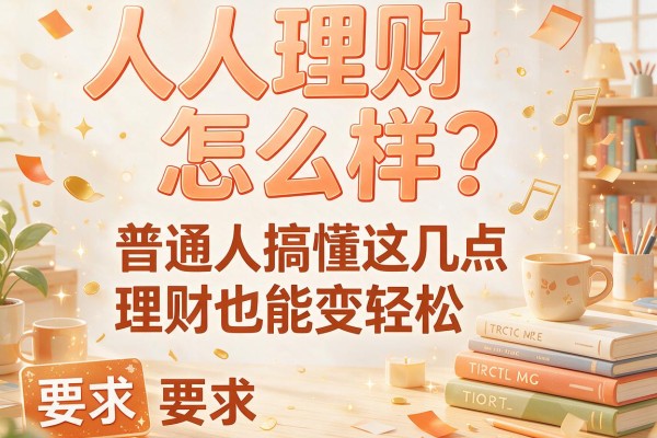 人人理财怎么样？普通人搞懂这几点，理财也能变轻松
