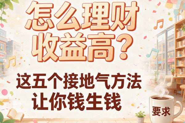 怎么理财收益高？这五个接地气方法让你钱生钱