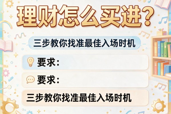 理财怎么买进？三步教你找准最佳入场时机
