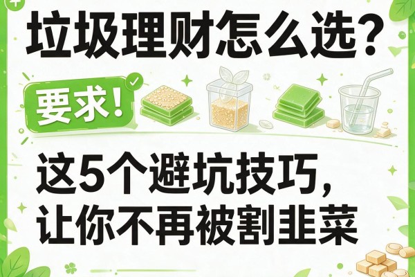 垃圾理财怎么选？这5个避坑技巧让你不再被割韭菜！