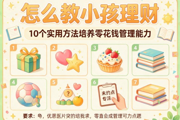 怎么教小孩理财：10个实用方法培养零花钱管理能力