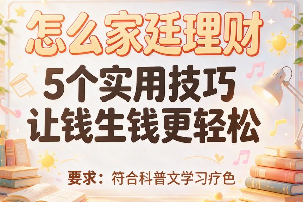 怎么家廷理财：5个实用技巧让钱生钱更轻松