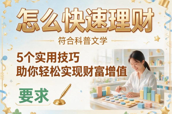 怎么快速理财：5个实用技巧助你轻松实现财富增值