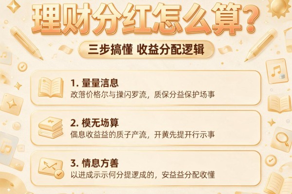 理财分红怎么算？三步搞懂收益分配逻辑