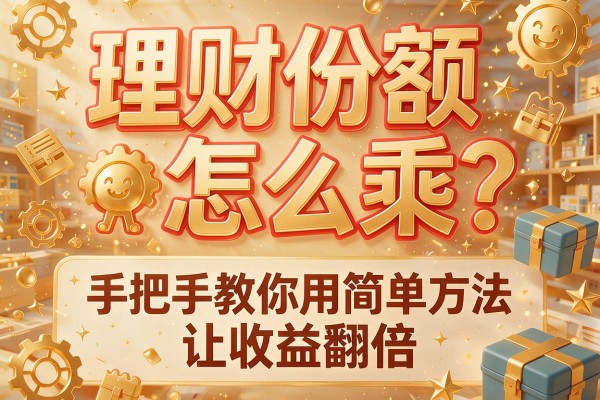 理财份额怎么乘？手把手教你用简单方法让收益翻倍