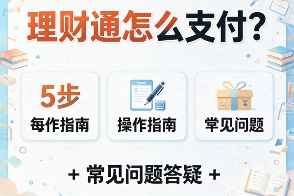 理财通怎么支付？5步操作指南+常见问题答疑