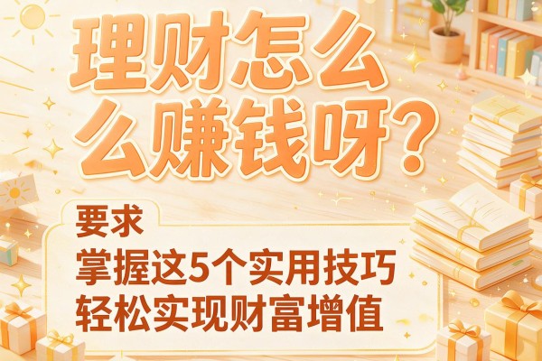理财怎么赚钱呀？掌握这5个实用技巧轻松实现财富增值
