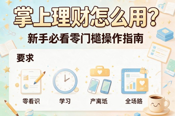 掌上理财怎么用？新手必看的零门槛操作指南