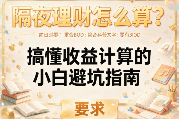 隔夜理财怎么算？搞懂收益计算的小白避坑指南
