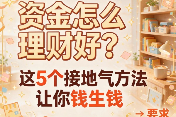 资金怎么理财好？这5个接地气方法让你钱生钱