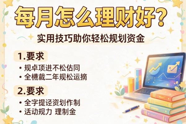 每月怎么理财好？实用技巧助你轻松规划资金
