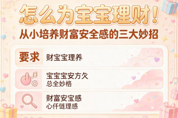 怎么为宝宝理财：从小培养财富安全感的三大妙招