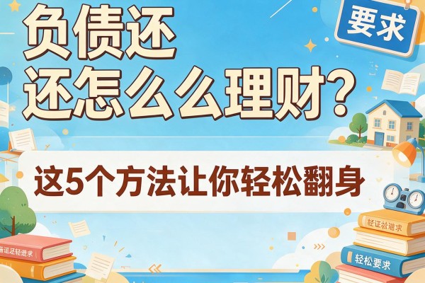 负债还怎么理财？这5个方法让你轻松翻身