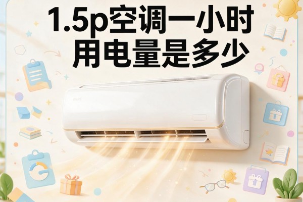1.5p空调一小时用电量是多少
