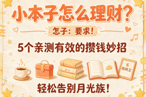 小本子怎么理财？5个亲测有效的攒钱妙招，轻松告别月光族！