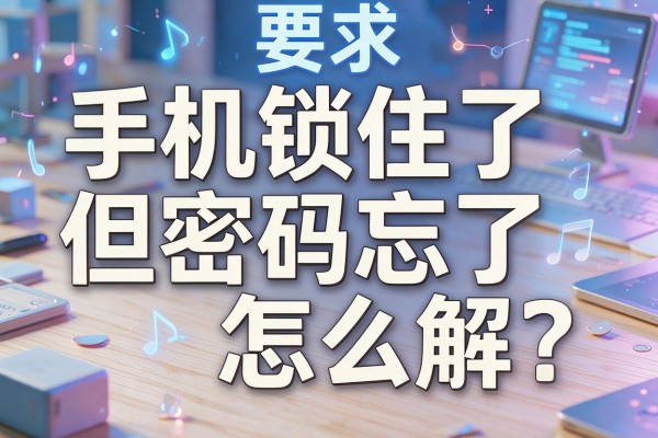 手机锁住了但密码忘了怎么解
