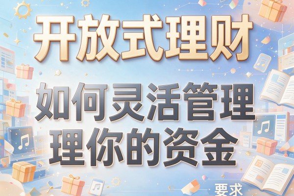 开放式理财：如何灵活管理你的资金？