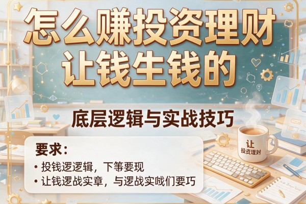 怎么赚投资理财：让钱生钱的底层逻辑与实战技巧