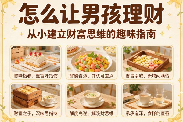 怎么让男孩理财：从小建立财富思维的趣味指南