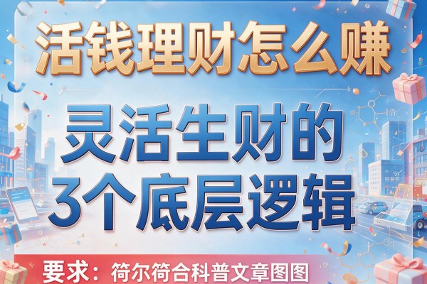 活钱理财怎么赚：灵活生财的3个底层逻辑