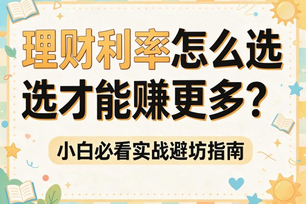 理财利率怎么选才能赚更多？小白必看的实战避坑指南