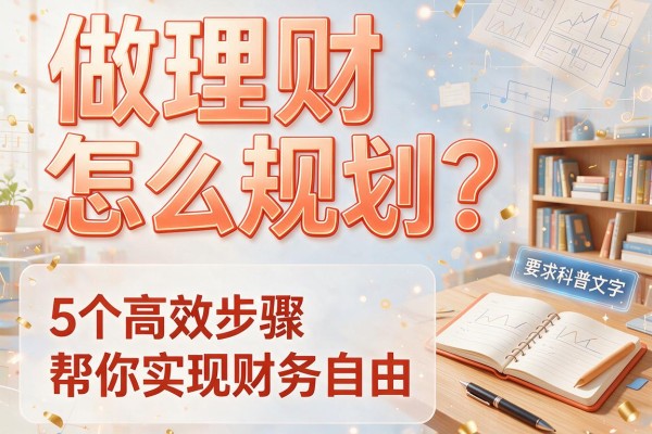 做理财怎么规划？5个高效步骤帮你实现财务自由