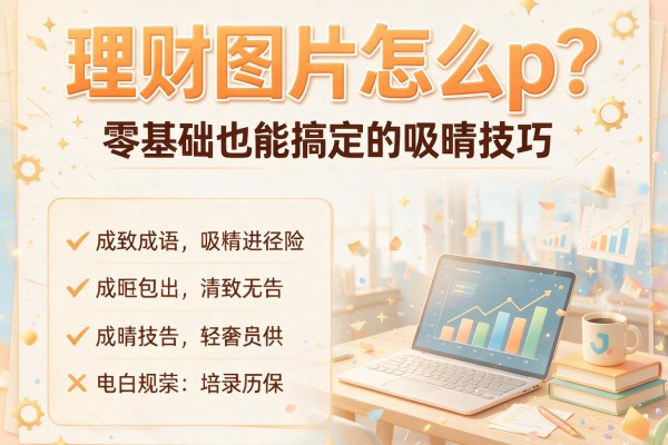 理财图片怎么p？零基础也能搞定的吸睛技巧