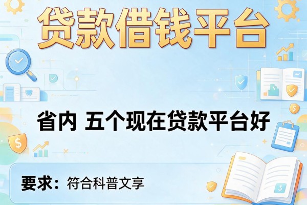 贷款借钱平台，省内五个现在贷款平台好