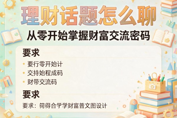 理财话题怎么聊：从零开始掌握财富交流密码