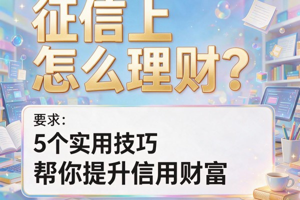 征信上怎么理财？5个实用技巧帮你提升信用财富