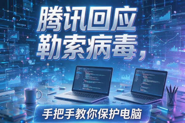 腾讯回应勒索病毒,手把手教你保护电脑