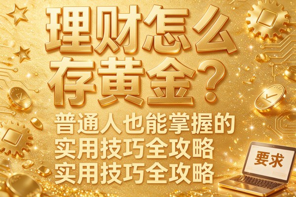 理财怎么存黄金？普通人也能掌握的实用技巧全攻略