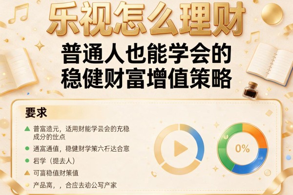乐视怎么理财：普通人也能学会的稳健财富增值策略