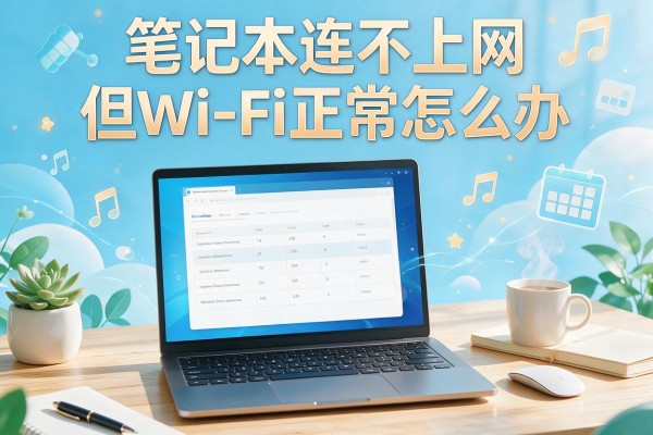 笔记本连不上网但WiFi正常怎么办？