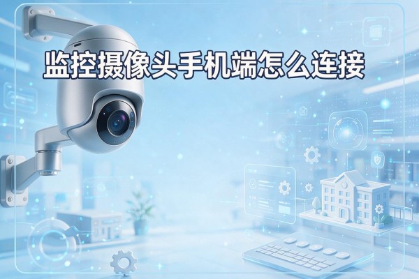 监控摄像头手机端怎么连接?