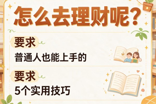 怎么去理财呢？普通人也能上手的5个实用技巧