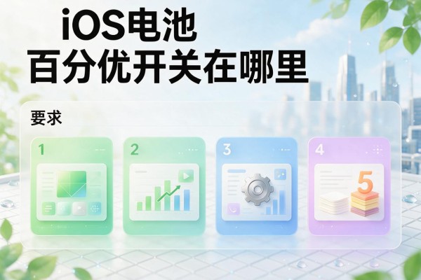 iOS电池百分比开关在哪里