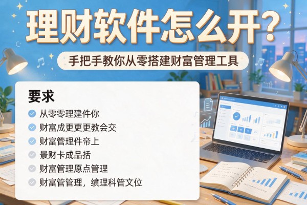 理财软件怎么开？手把手教你从零搭建财富管理工具