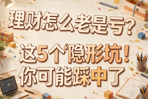 理财怎么老是亏？这5个“隐形坑”你可能踩中了