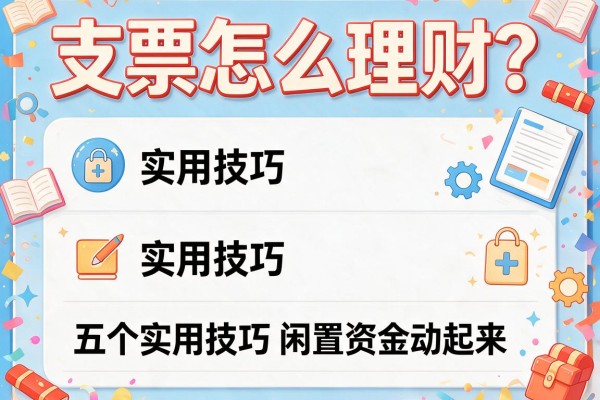 支票怎么理财？五个实用技巧让闲置资金动起来