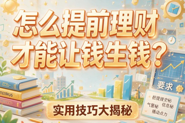 怎么提前理财才能让钱生钱？实用技巧大揭秘