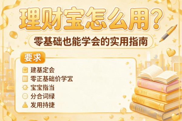 理财宝怎么用？零基础也能学会的实用指南