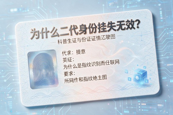 为什么二代身份证挂失无效？为什么是指纹识别而非联网？