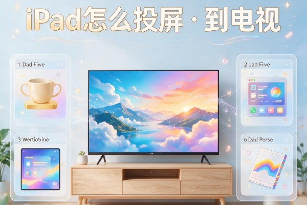 iPad怎么投屏到电视