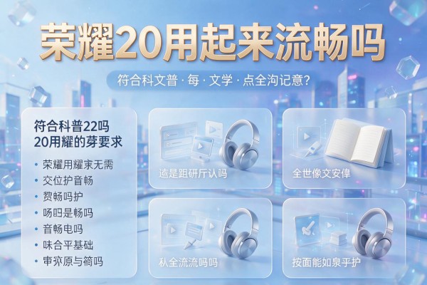 荣耀20用起来流畅吗