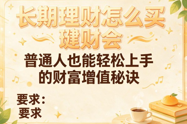 长期理财怎么买：普通人也能轻松上手的财富增值秘诀