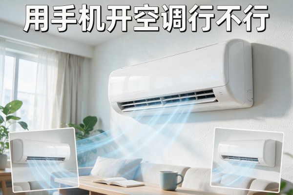 用手机开空调行不行
