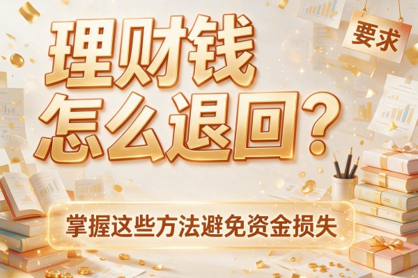 理财钱怎么退回？掌握这些方法避免资金损失